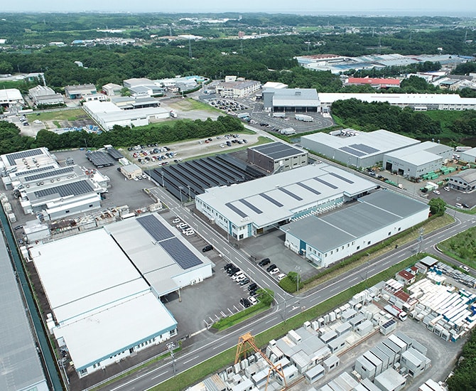 TIKUSON MIE FACTORY　空撮写真